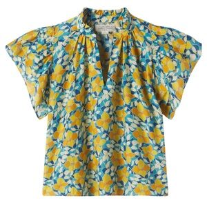 Trovata Clover Sundance Garland blouse size M NWT